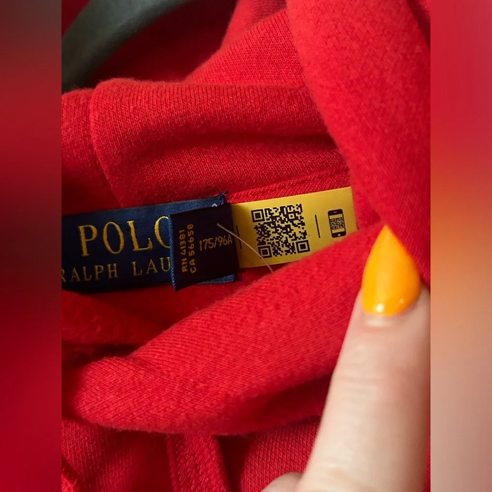 Ralph Lauren Men’s Graphic Hoodie Sweater Medium With Pockets Brand New - Picture 4 of 7